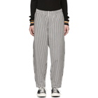 Nanamica Grey Vertical Stripe Trousers