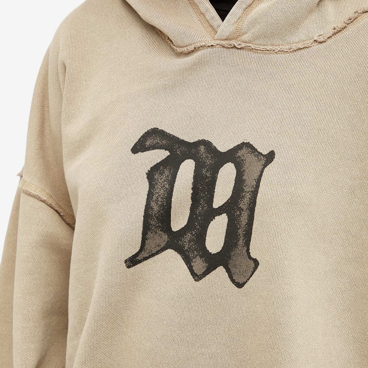 MISBHV logo-print cotton hoodie - Brown