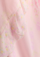 Loveshackfancy Radiance Floral-printed Chiffon Maxi Dress Pink