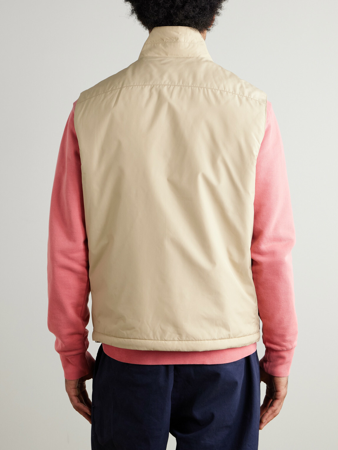 Polo Ralph Lauren - Logo-Embroidered Padded Recycled Shell Gilet - Neutrals