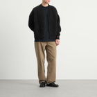 A Kind of Guise Men's Khuder Knit Cardigan in Black Boucle
