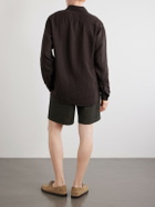 Oliver Spencer - New York Linen Shirt - Brown