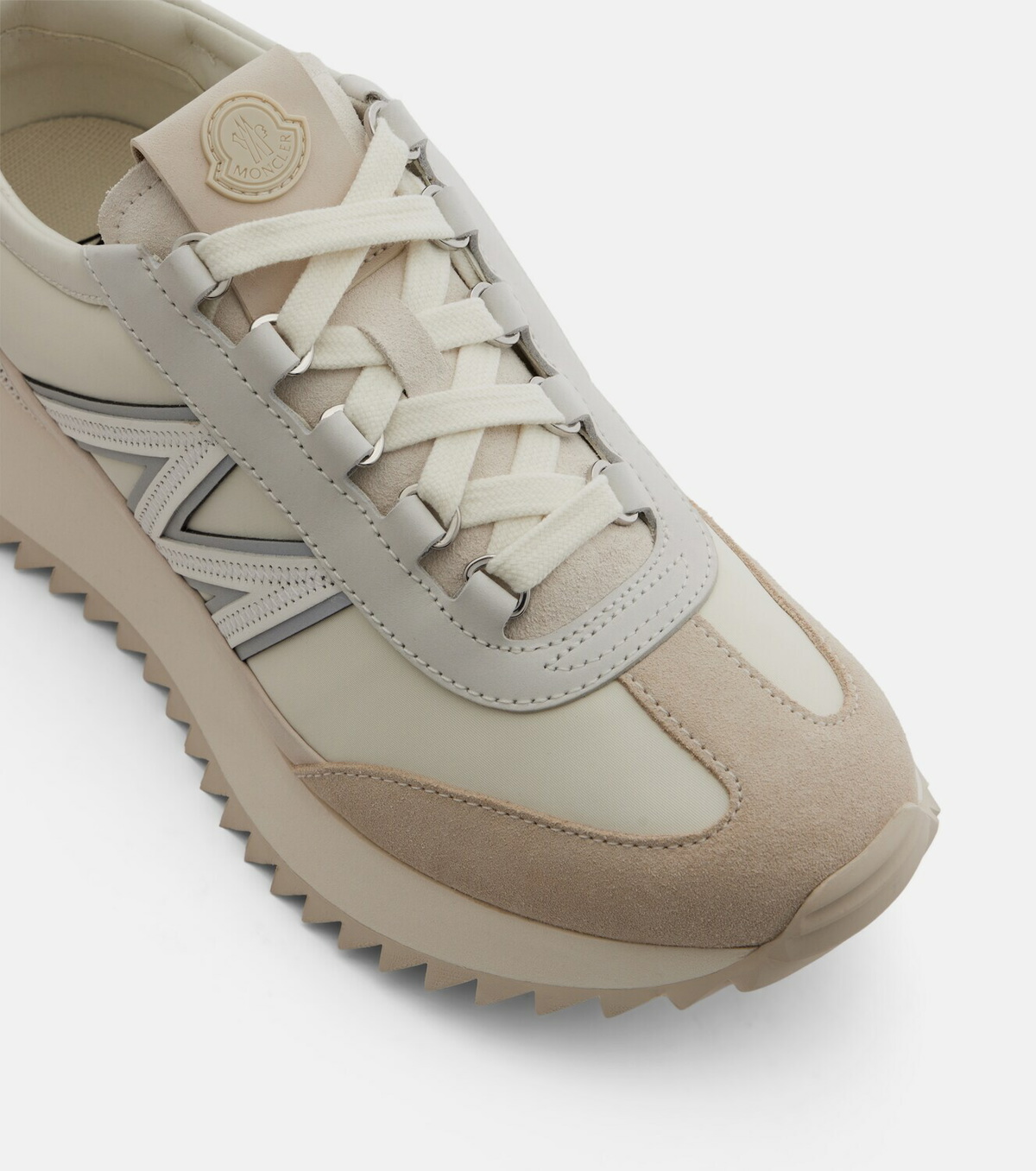 Moncler Pacey2 suede-trimmed sneakers