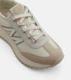 Moncler Pacey2 suede-trimmed sneakers