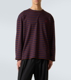 Plan C Striped cotton jersey T-shirt