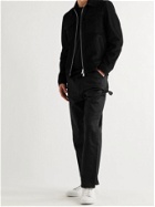 DUNHILL - Belted Linen-Blend Trousers - Black