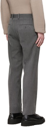 Solid Homme Gray Set Up Trousers