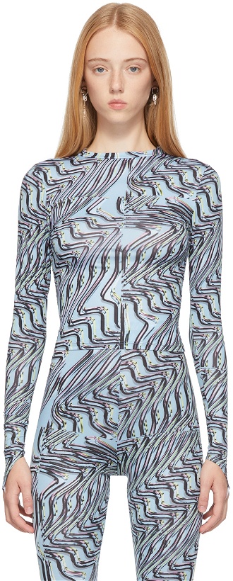 Photo: Maisie Wilen Blue Body Shop Long Sleeve T-Shirt