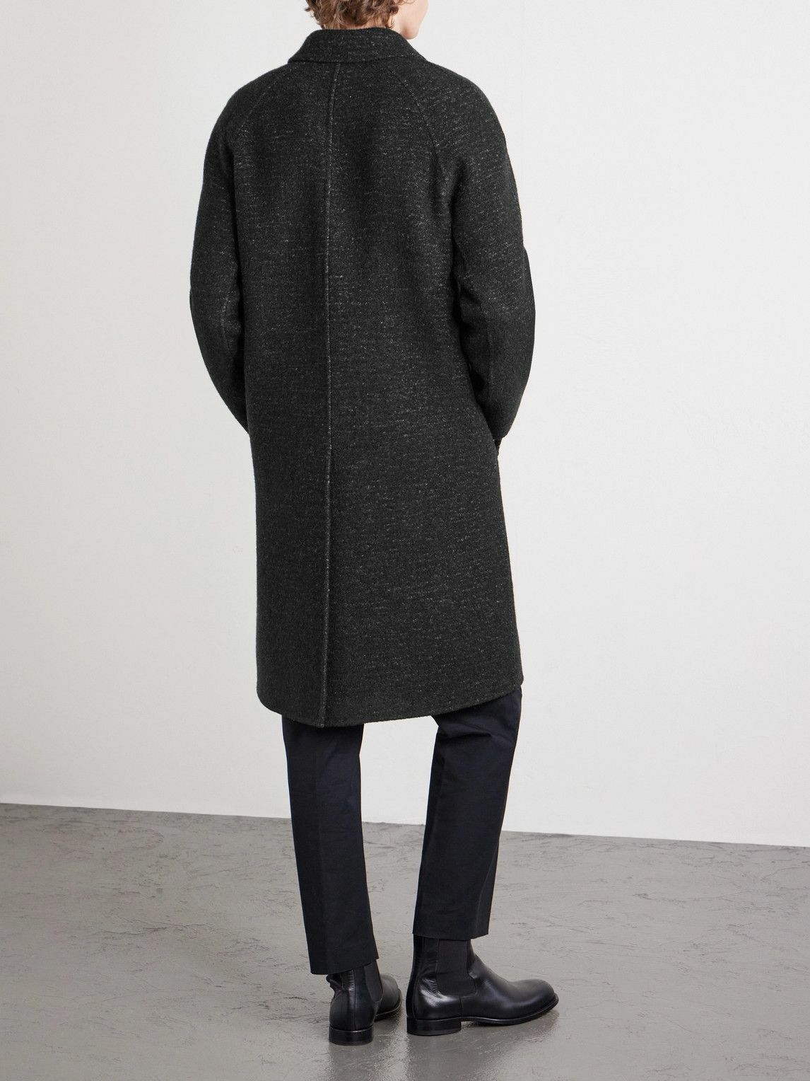 The Row - Zomo Virgin Wool-Blend Coat - Black