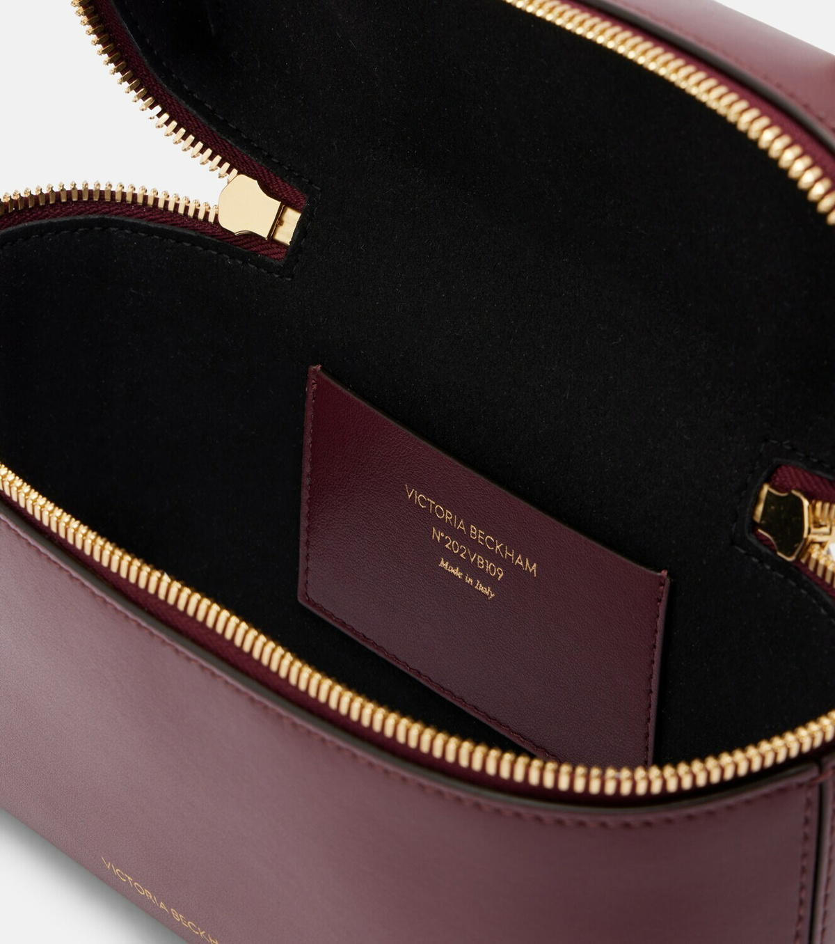 Victoria Beckham Vanity leather vanity bag