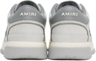 AMIRI Gray & White Suede Classic Low Sneakers
