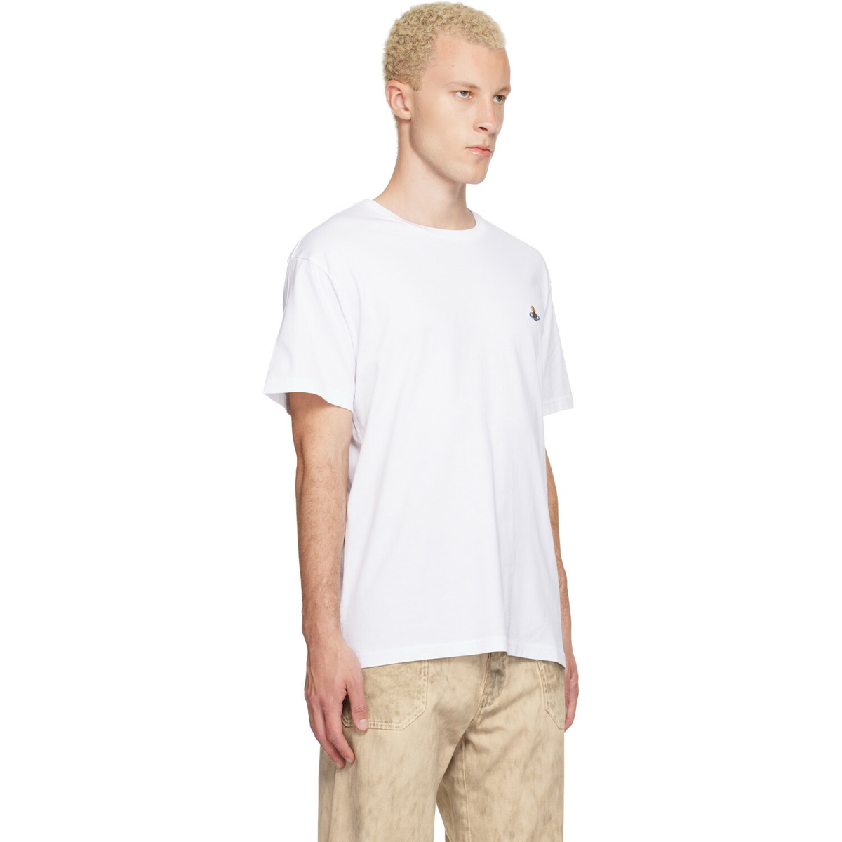 Vivienne Westwood White Classic Multicolor Orb T-shirt