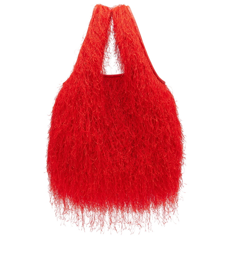 Photo: Dries Van Noten Marche Medium fringed top-handle bag