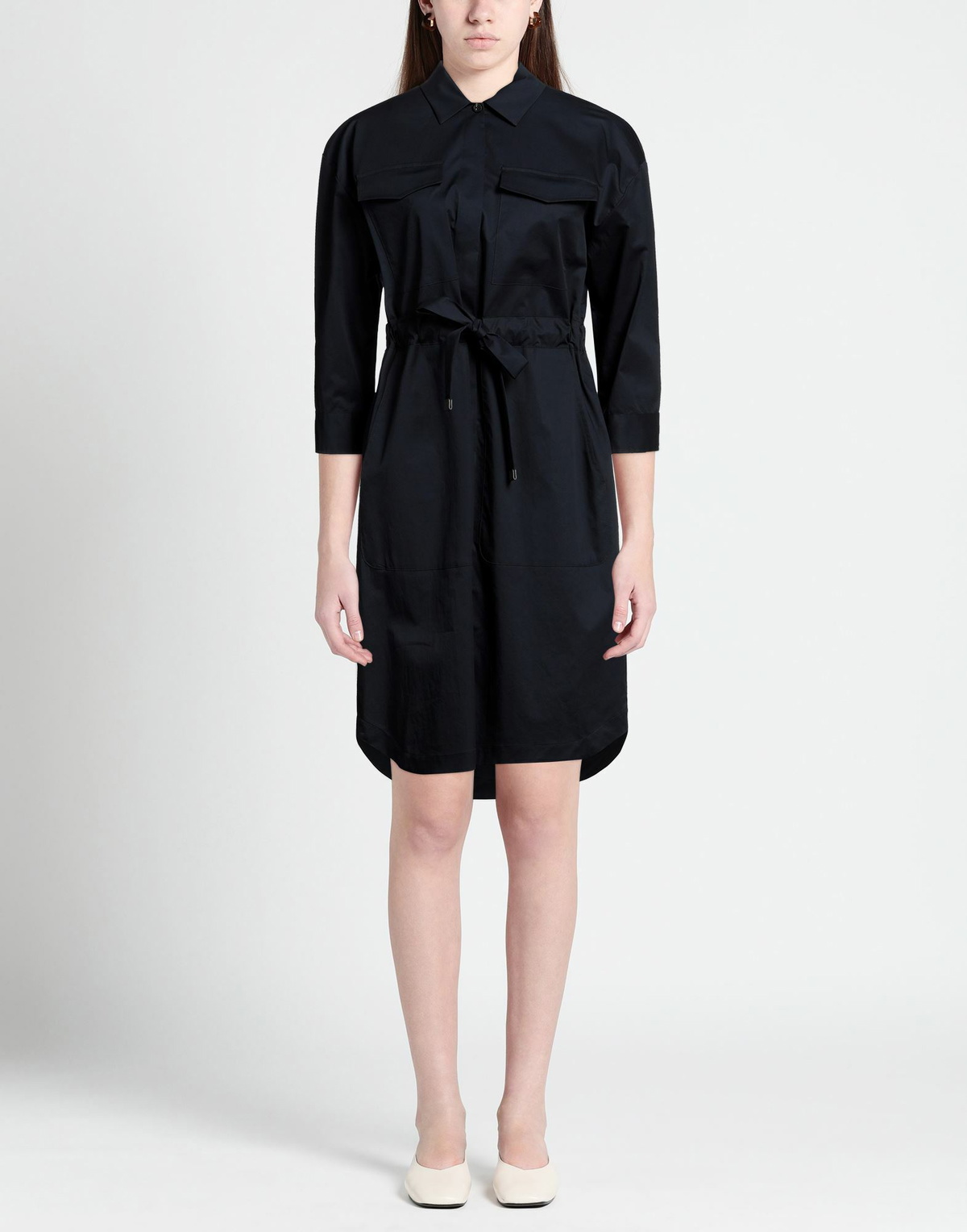 Peserico Womens Midi dress Midnight in Blue