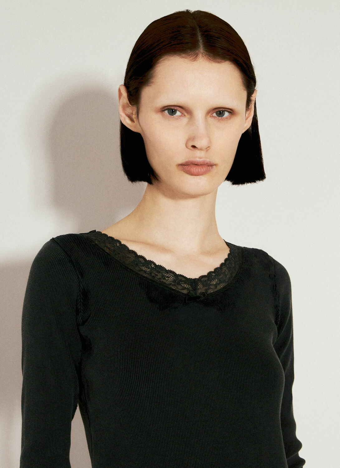 Balenciaga Lingerie Maxi Rib Dress