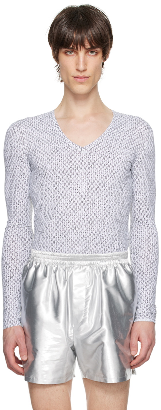 SAPIO White & Black Nº 21 Long Sleeve T-Shirt