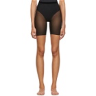 Wolford Black Tulle Control Shorts