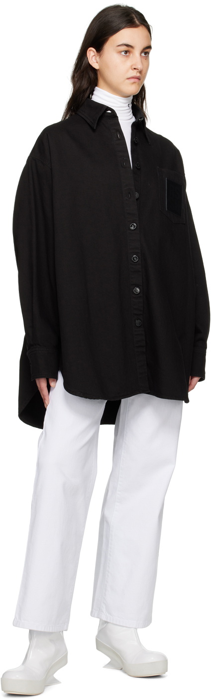 Raf Simons Black Oversized Shirt