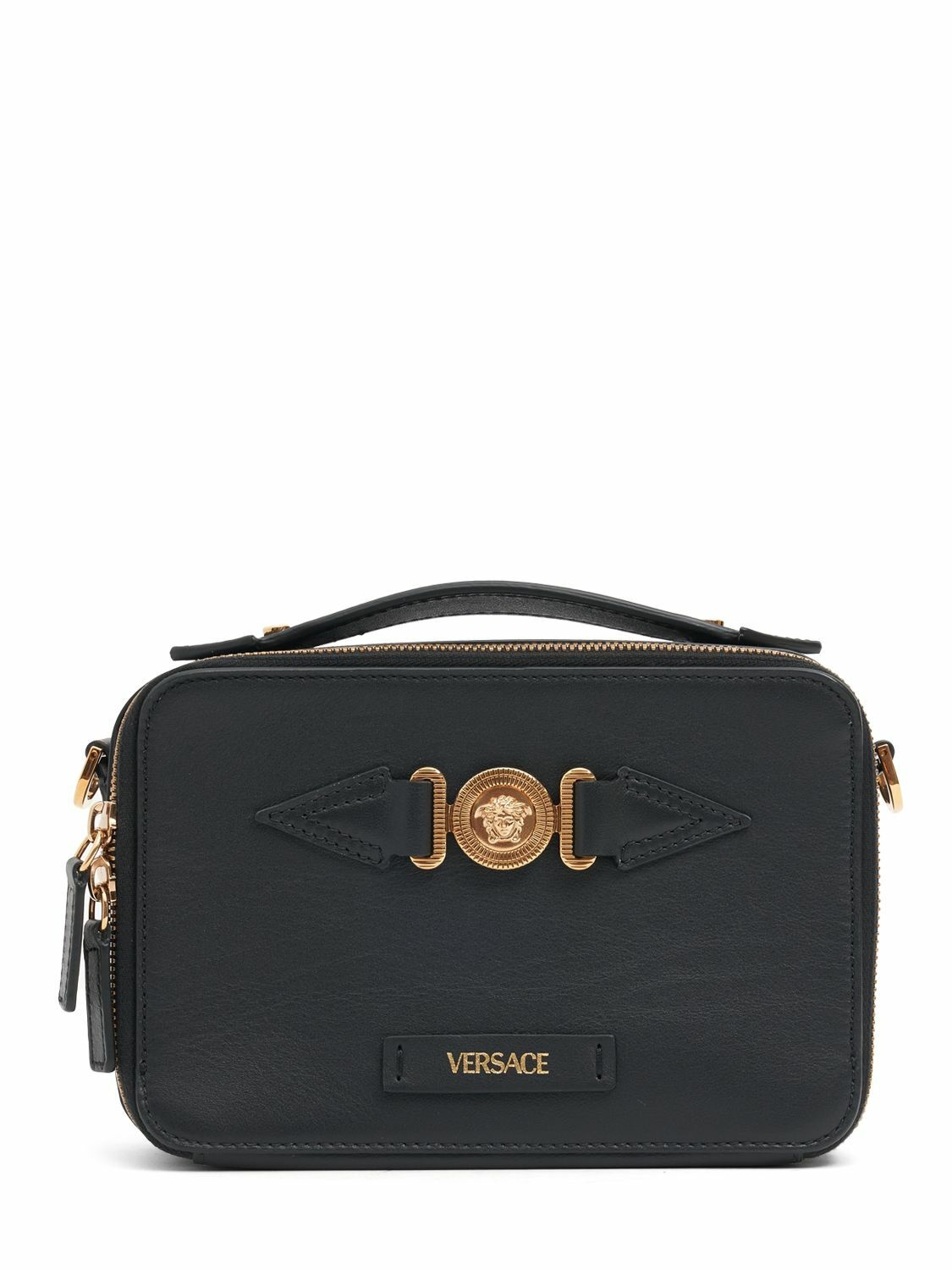 Photo: VERSACE - Medusa Small Leather Camera Bag