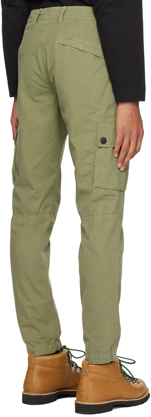 Stone Island Green Patch Cargo Pants Stone Island