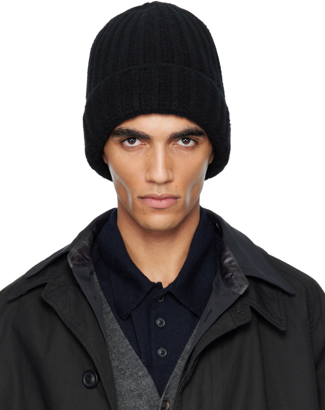 Photo: Maison Margiela Black Felted Wool Beanie
