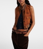 Miu Miu Suede vest