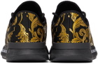 Versace Jeans Couture Black & Gold Regalia Baroque Sneakers