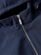 Rhude - Logo-Appliquéd Printed Nylon Hooded Track Jacket - Blue
