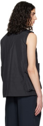 Camiel Fortgens Navy Zip Vest