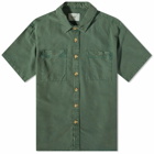Foret Men's Largo Ripstop Short Sleeve Shirt in Dark Green