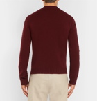 Valentino - Slim-Fit Studded Cashmere Sweater - Men - Red