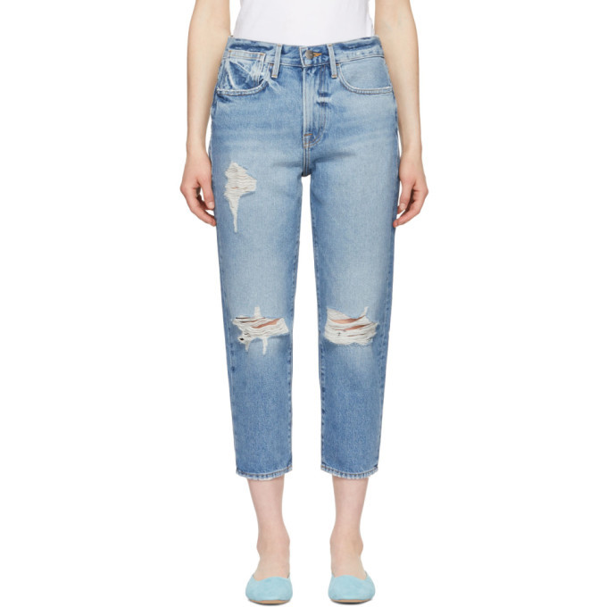 Photo: FRAME Blue Le Stevie Crop Jeans