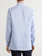 Charvet - Striped Linen Shirt - Blue