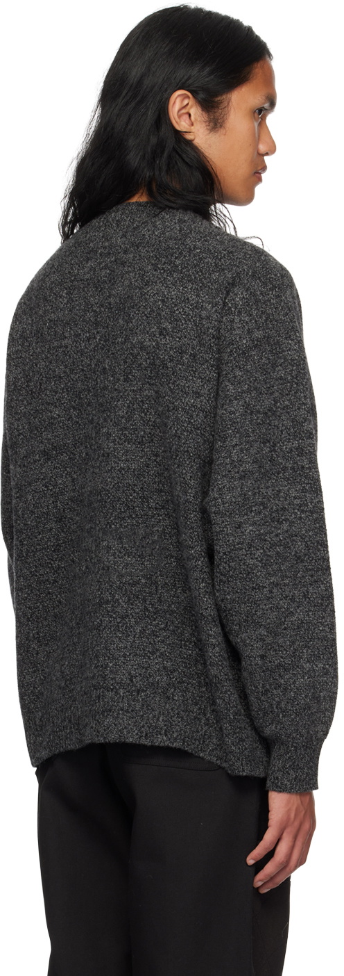 meanswhile Gray Double-Breasted Cardigan