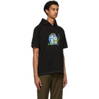 ADER error Black Tionet Hooded T-Shirt