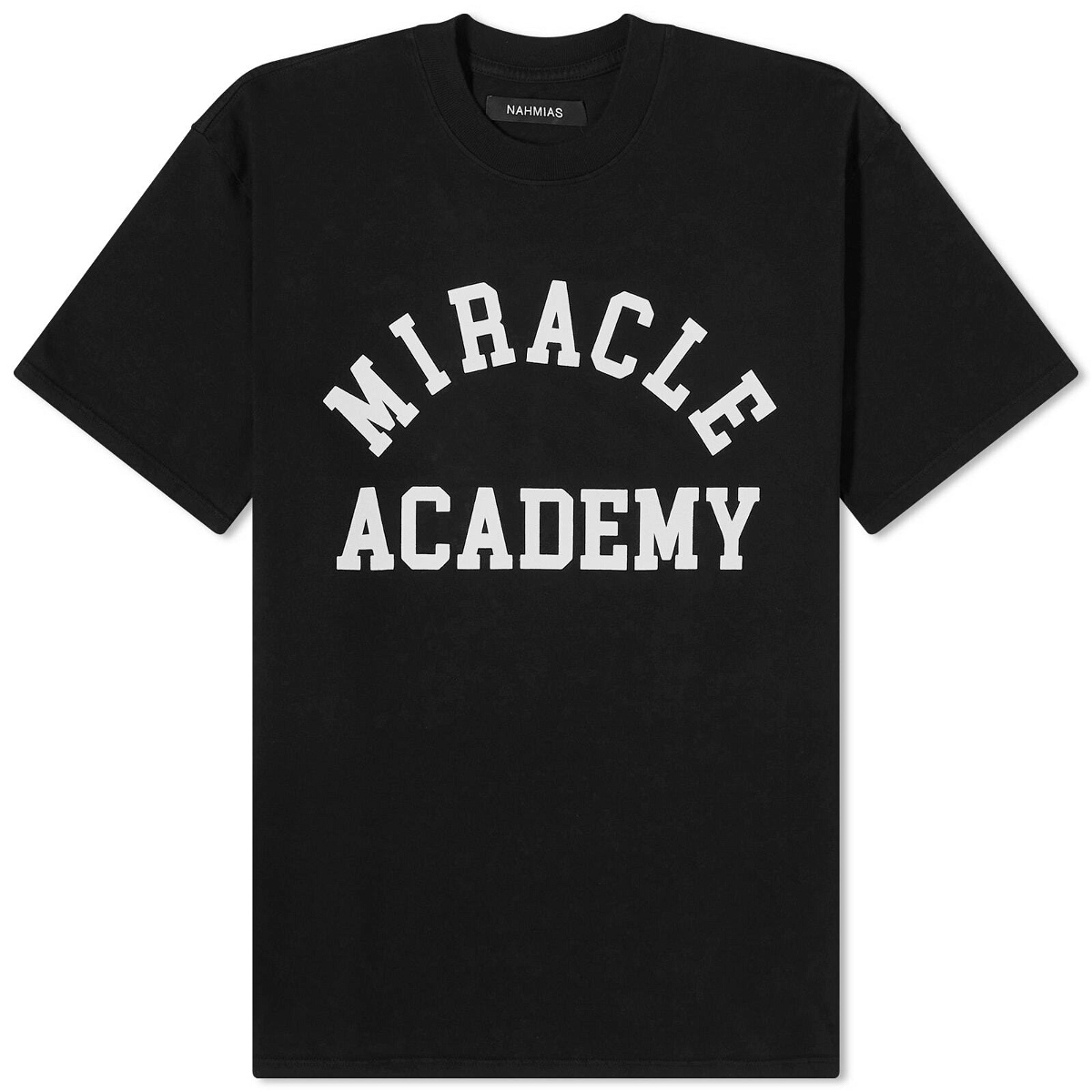 Photo: Nahmias Men's Miracle Academy T-Shirt in Black