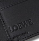 LOEWE - Logo-Debossed Full-Grain Leather Billfold Wallet - Brown