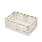 HAY Small Recycled Colour Crate in Off White