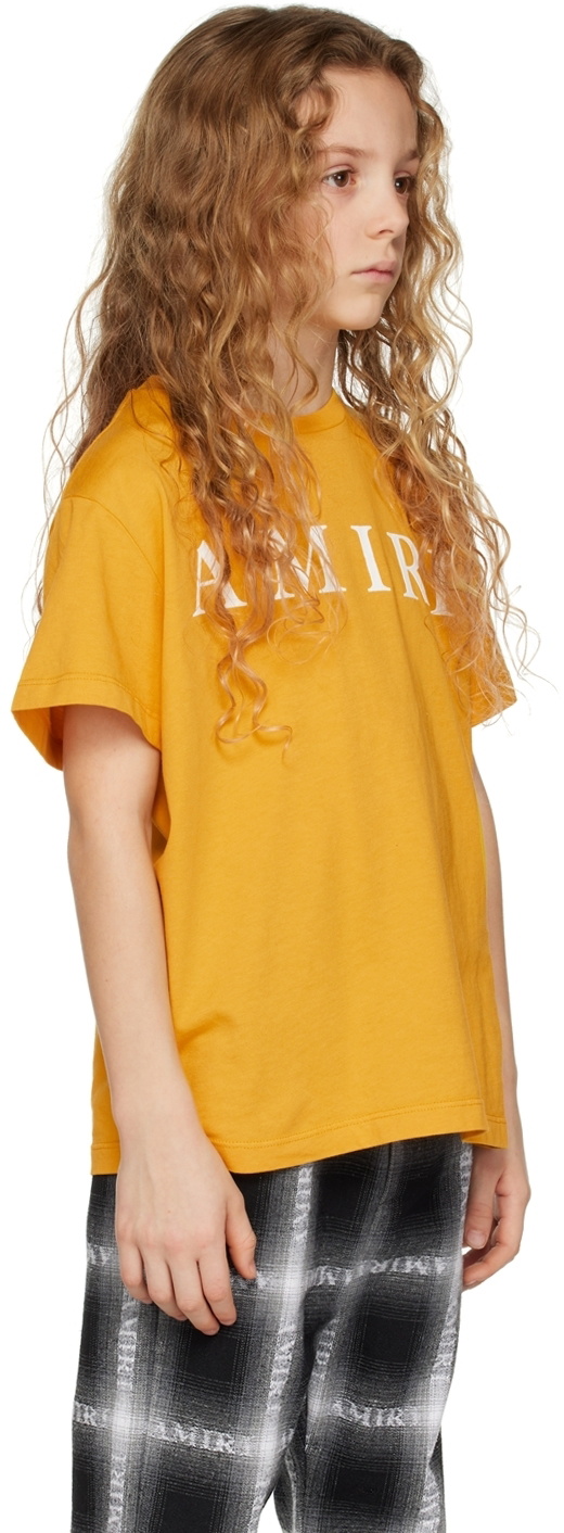 AMIRI Kids Yellow Bonded T-Shirt Amiri