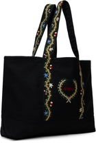 Bode Black Alpineflower Tote