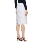 Nina Ricci White Straight Mid-Length Skirt