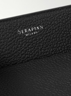 Serapian - Cachemire Logo-Print Full-Grain Leather Tray