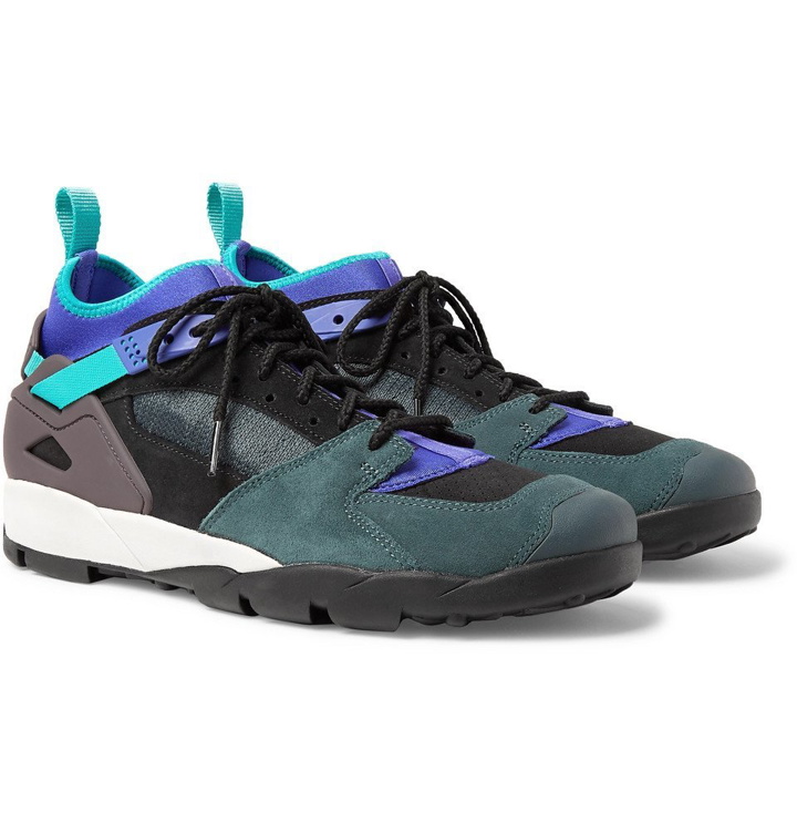 Photo: Nike - ACG Air Revaderchi Suede, Mesh and Neoprene Sneakers - Men - Jade