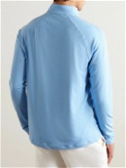 G/FORE - Luxe Stretch-Jersey Half-Zip Sweatshirt - Blue