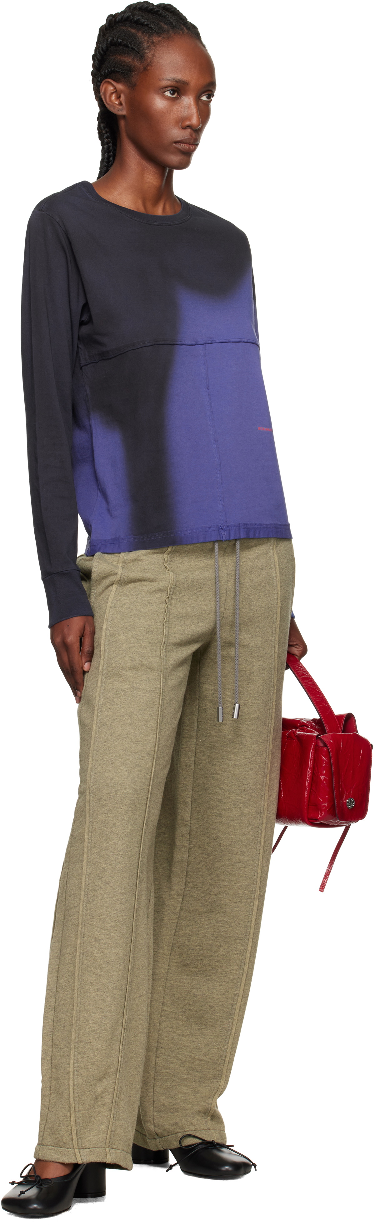 Eckhaus Latta Gray El Sweatpants