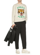 Kenzo Pale Grey Cotton Sweatshirt