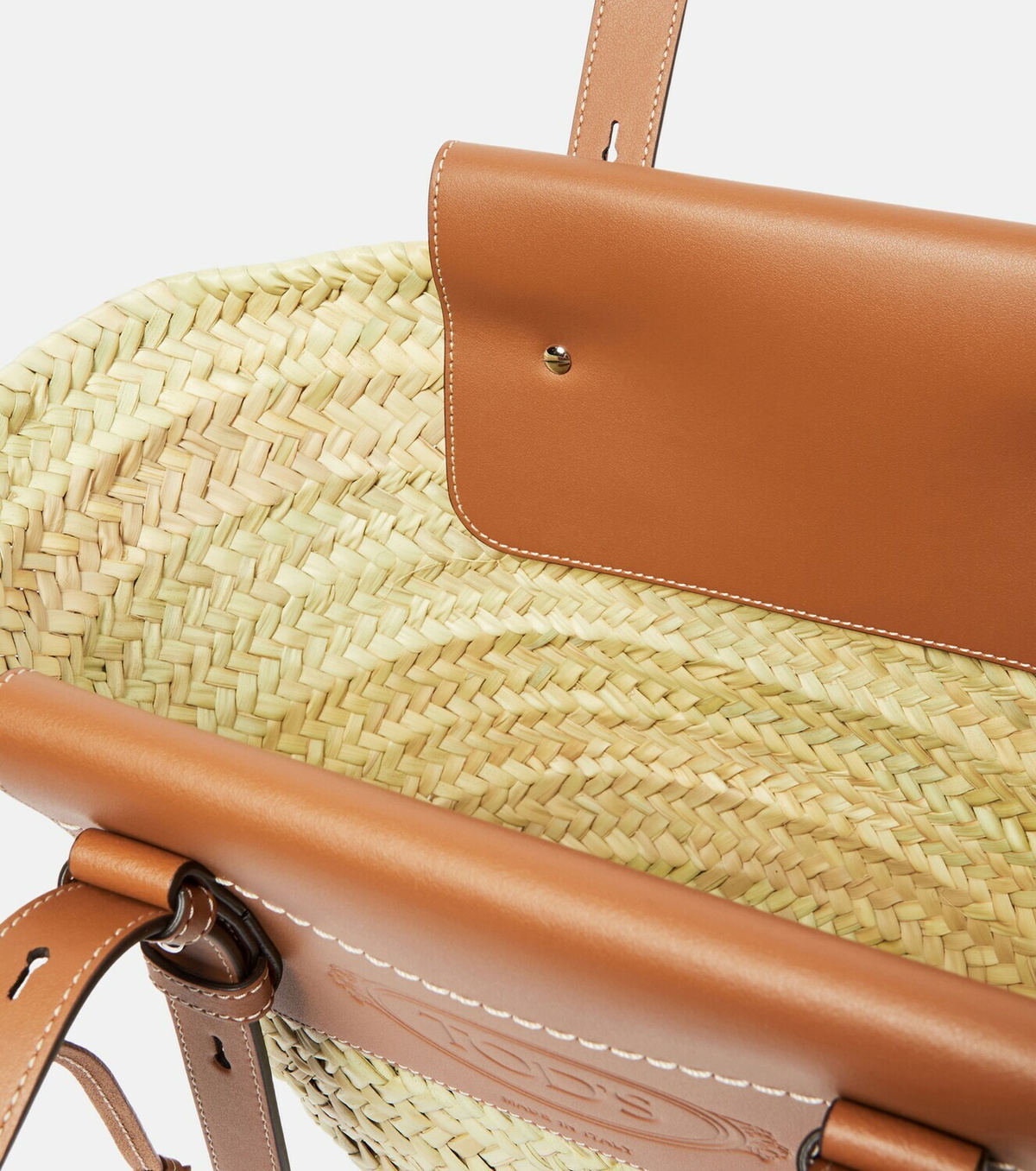 【送料&関税込】Tod's Tote Bag In Raffia And Leather Tod's Raffia and Leather Medium Shopping Bag – LOZURI®