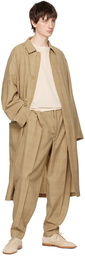 LEMAIRE Beige Raglan Coat