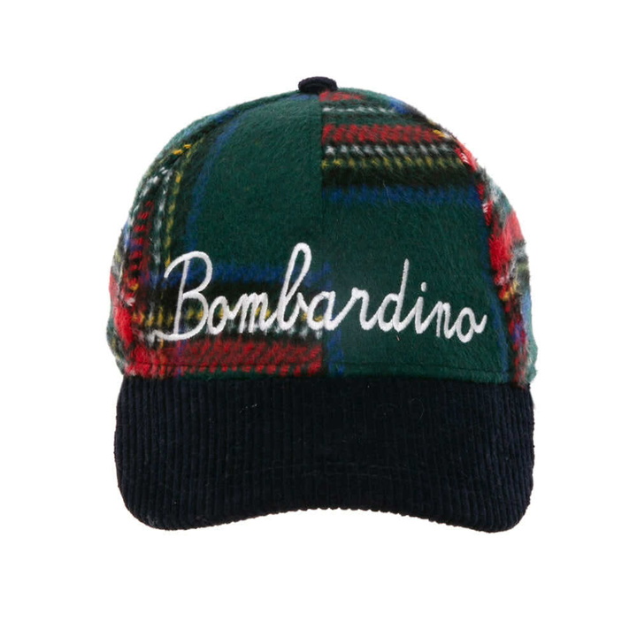 Photo: MC2 Saint Barth Tartan Baseball Cap With Bombardino Embroidery