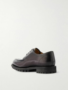 Berluti - New Oslo Venezia Leather Derby Shoes - Brown